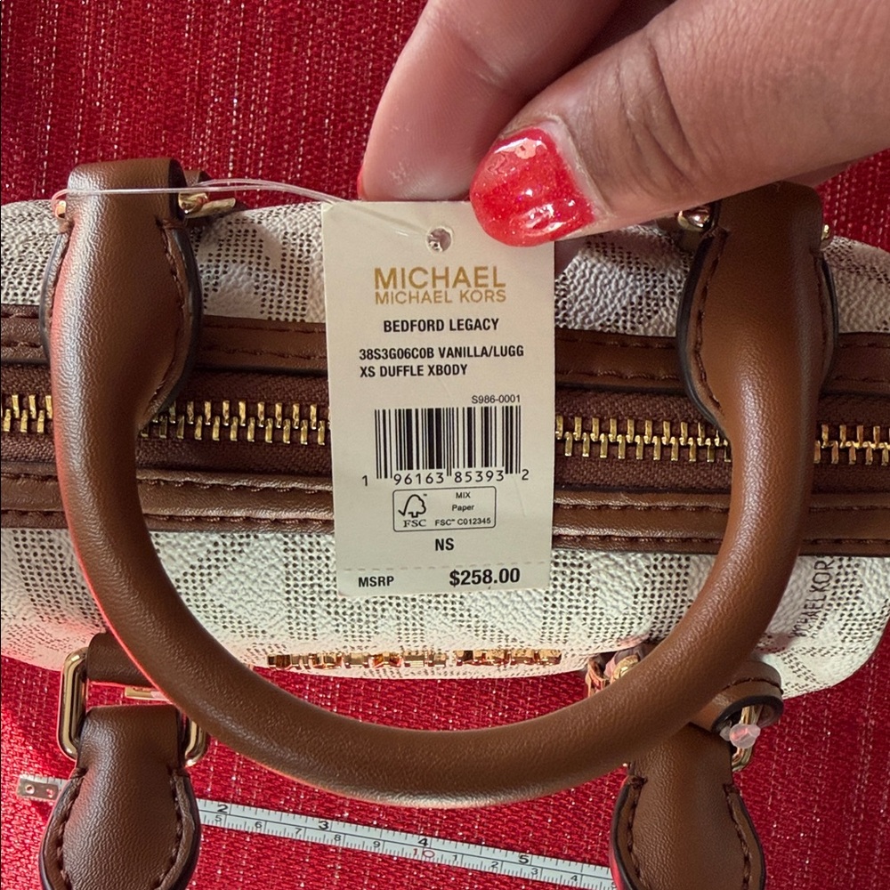 Michael Kors Tan and Cream Satchel - Picture 5 of 5